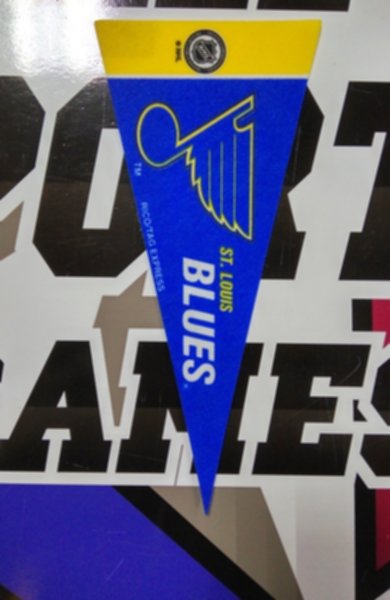 вымпел St.Louis Blues(22,5см х 10см)(фетр)