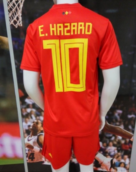 форма сборной Бельгии №10 HAZARD(World Cup 2018)