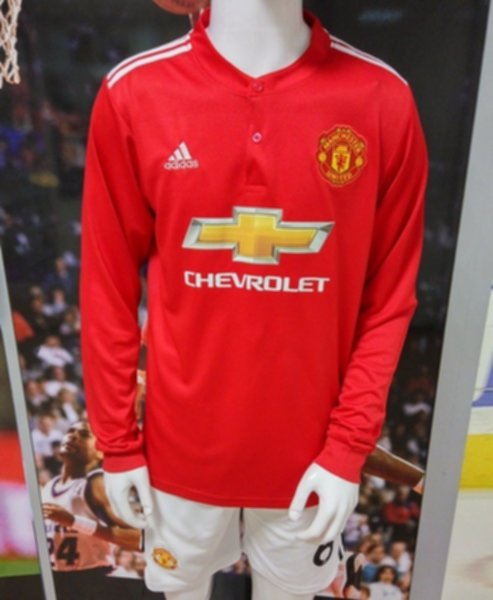 форма Manchester United  длинный рукав №6 POGBA  2017-2018