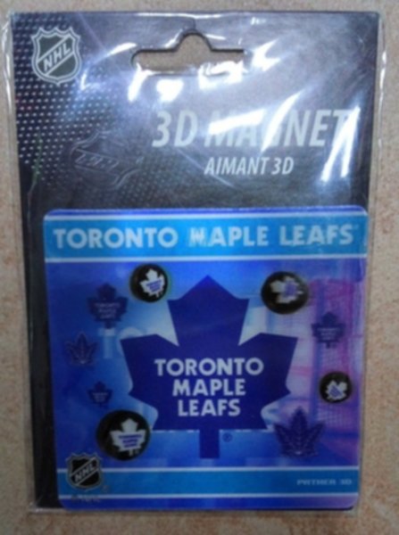 магнит Toronto Maple Leafs 3D  8см х 8см 