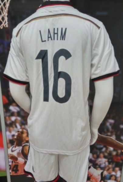 форма сборной Германии №16 LAHM  World Cup 2014