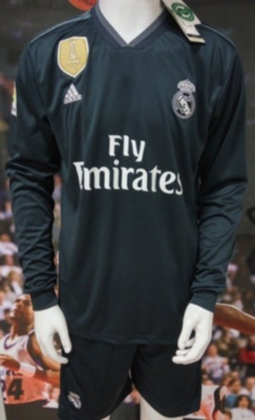форма Real Madrid  длинный рукав  2018-2019  гостевая