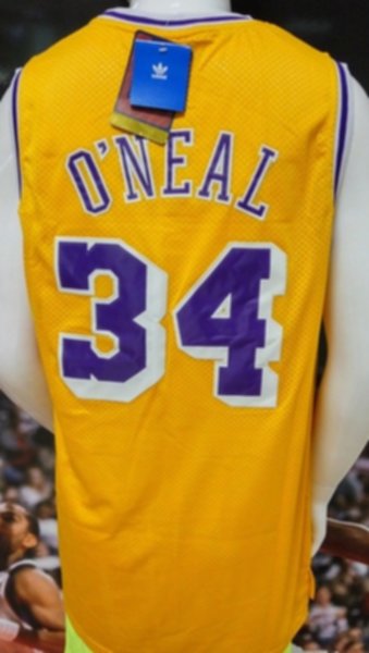 майка баскетбольная ретро Los Angeles Lakers №34 O NEAL  adidas