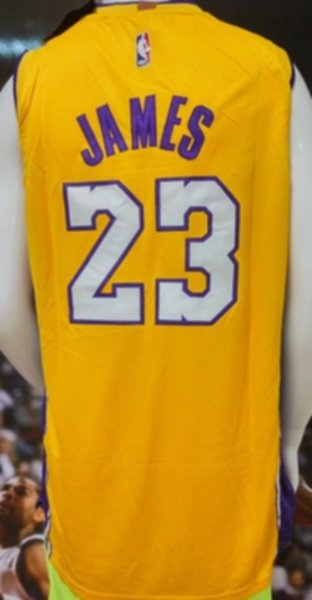 майка баскетбольная Los Angeles Lakers №23 JAMES  nike
