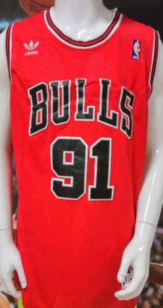 майка баскетбольная  Chicago Bulls №91 RODMAN  adidas 