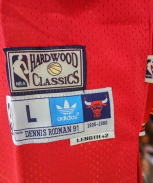 майка баскетбольная  Chicago Bulls №91 RODMAN  adidas 