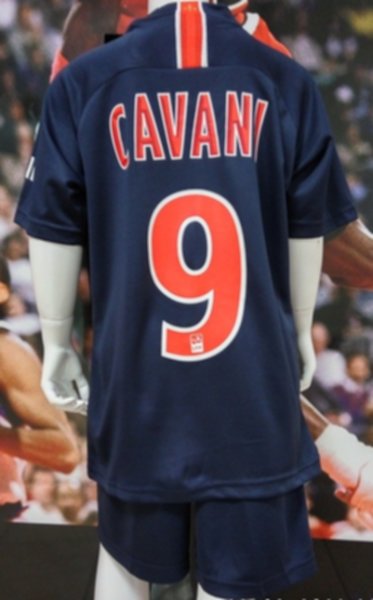 форма детская Paris SG №9 CAVANI  2018-19  домашняя