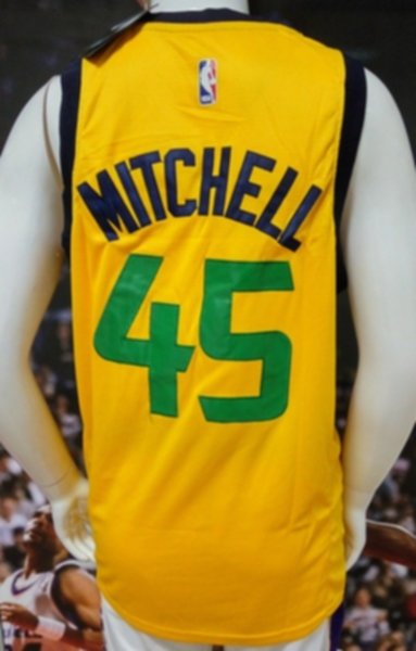 майка баскетбольная Utah Jazz №45 MITCHELL  nike
