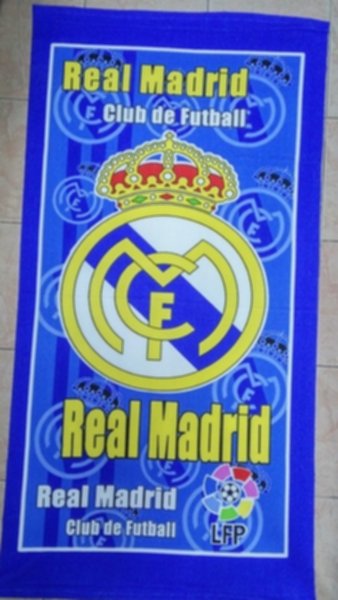 полотенце Real Madrid  140 см х 70 см  полиэстер 100%