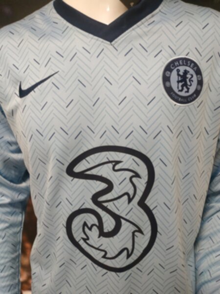 форма Chelsea длинный рукав 2020-2021 гостевая