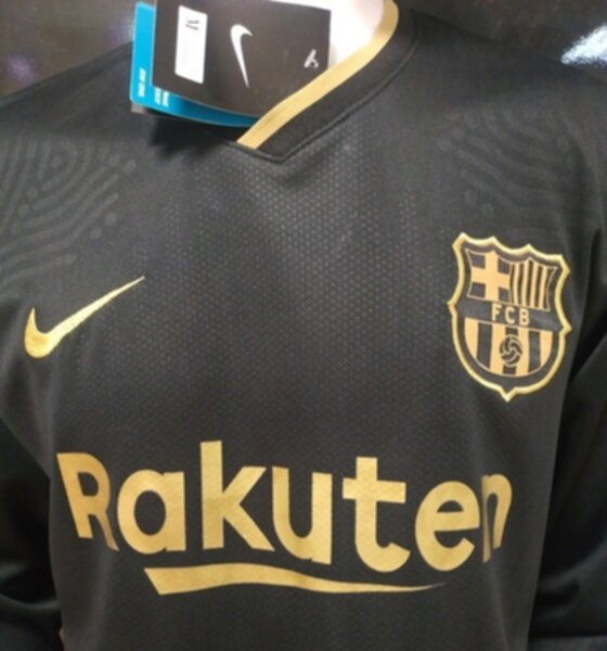 форма Barcelona длинный рукав 2020-2021 гостевая