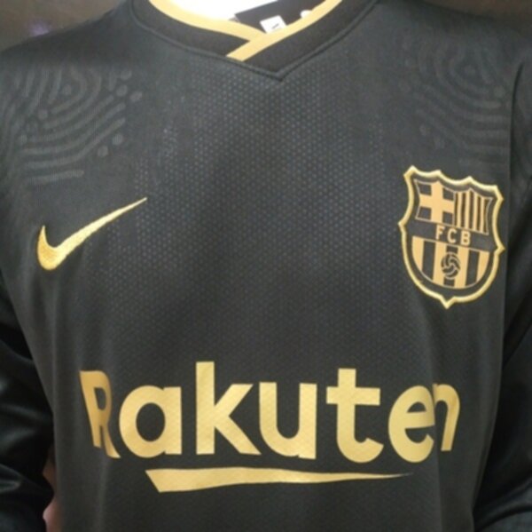 форма Barcelona  длинный рукав №17 GRIEZMANN  2020-2021 гостевая