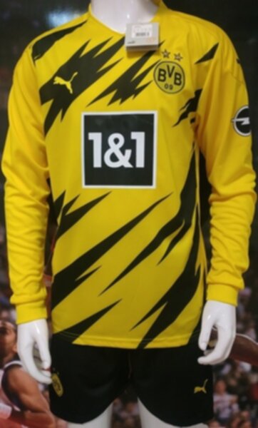 форма Borussia Dortmund  длинный рукав 2020-2021домашняя