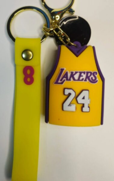 брелок Лос Анжелес Лейкерс #24 Коби Брайант,ПВХ