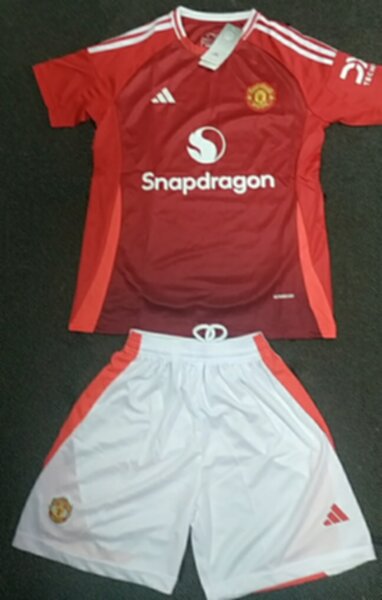 форма Manchester United 2024-2025, adidas, домашняя, полиэстер 100%