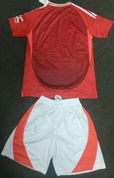 форма Manchester United 2024-2025, adidas, домашняя, полиэстер 100%