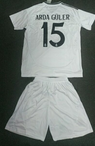 форма Real Madrid №15 ARDA GULER  2024-2025 adidas,домашняя,полиэстер 100%