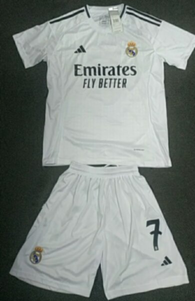 форма Real Madrid №7 VINI JR.  2024-2025 adidas,домашняя,полиэстер 100%