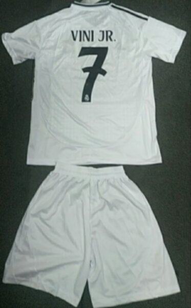 форма Real Madrid №7 VINI JR.  2024-2025 adidas,домашняя,полиэстер 100%