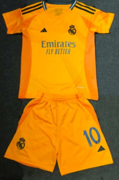 форма детская Real Madrid №10 MODRIC 2024-2025 adidas,гостевая ,полиэстер 100%