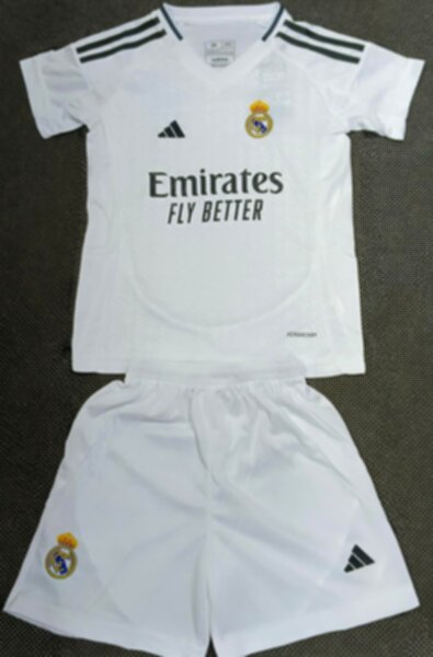 форма детская Real Madrid  2024-2025  домашняя  полиэстер 100%