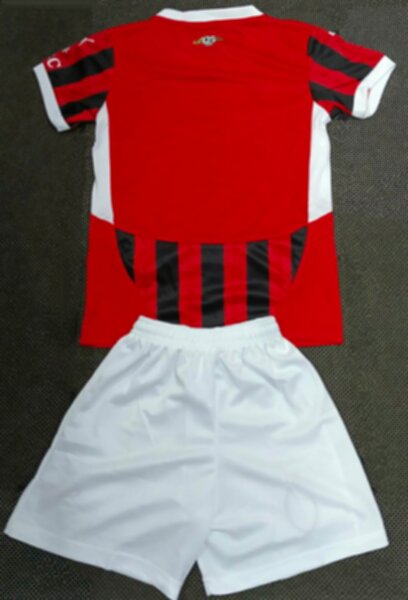 форма детская AC Milan  2024-2025  домашняя полиэстер 100%