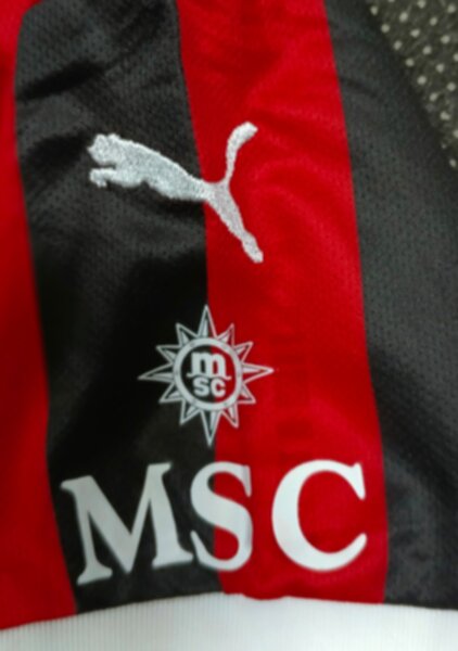 форма детская AC Milan  2024-2025  домашняя полиэстер 100%