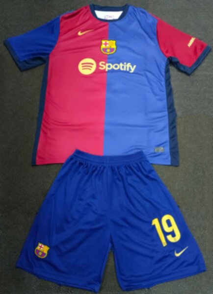 форма Barcelona №19 LAMINE YAMAL 2024-2025 Nike,домашняя,полиэстер 100%