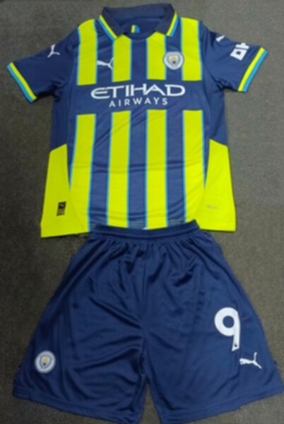 форма Manchester City №9 HAALAND 2024-2025 puma гостевая полиэстер 100% 