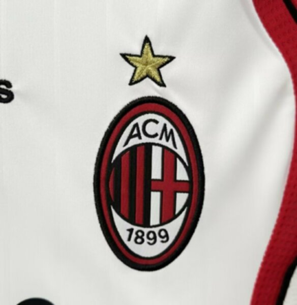 майка AC Milan  ретро  2006-2007,длинный рукав,полиэстер 100%