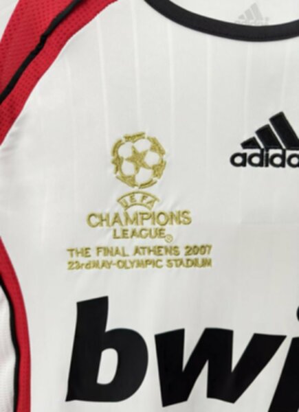 майка AC Milan  ретро  2006-2007,длинный рукав,полиэстер 100%