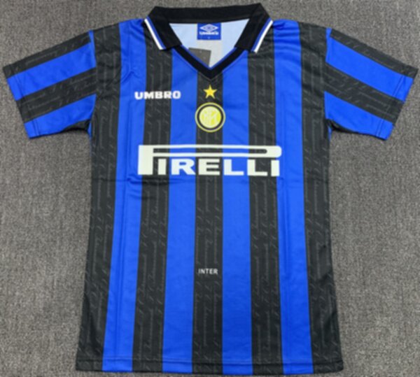 майка Inter ретро 1997-1998 домашняя  полиэстер 100%