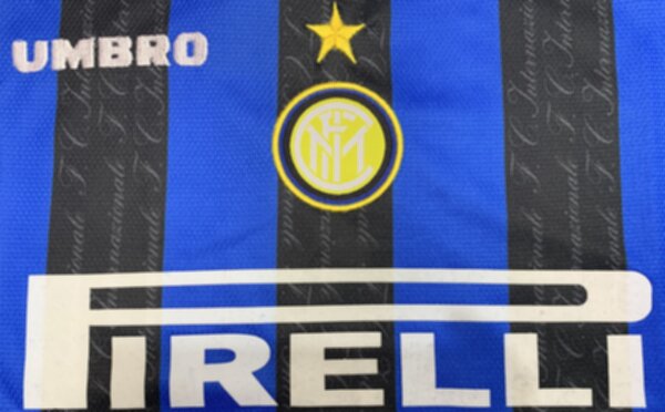 майка Inter ретро 1997-1998 домашняя  полиэстер 100%