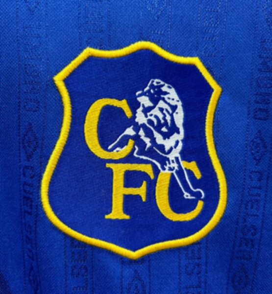 майка ретро Chelsea  1995-1997 домашняя,полиэстер 100%