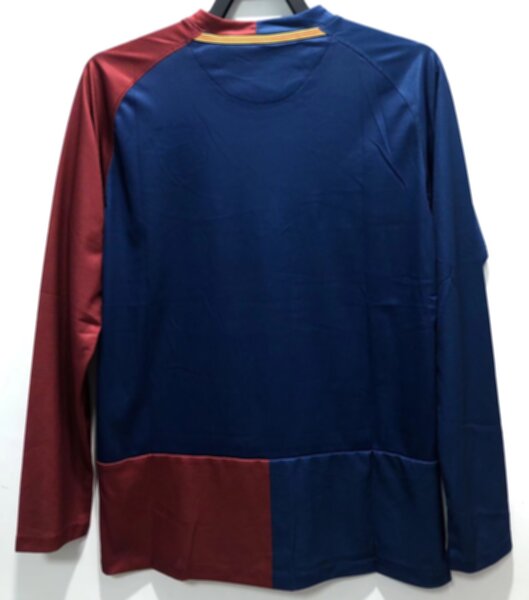 майка ретро Barcelona 2008-2009 длинный рукав полиэстер 100%