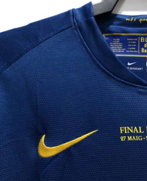 майка ретро Barcelona 2008-2009 длинный рукав полиэстер 100%