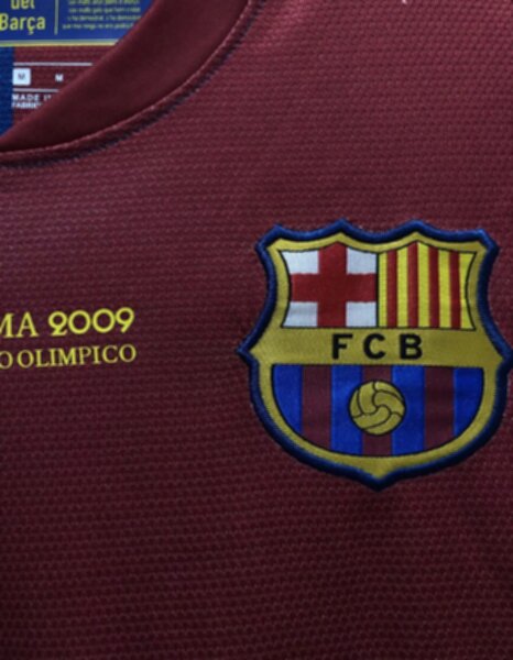 майка ретро Barcelona 2008-2009 длинный рукав полиэстер 100%