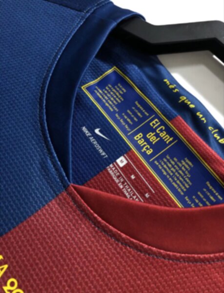 майка ретро Barcelona 2008-2009 длинный рукав полиэстер 100%