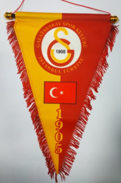 вымпел  Galatasaray  40 Х 25 см  двухсторонний,матерчатый