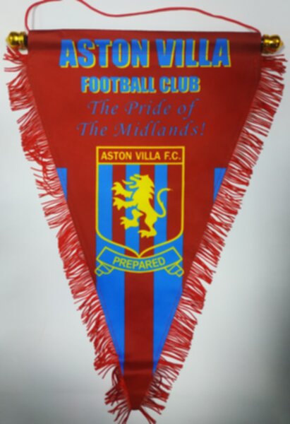 вымпел Астон Вилла  40 Х 25 см., двухсторонний, полиэстер