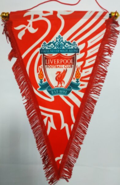 вымпел Liverpool  25см х 40см., двухсторонний, полиэстер 