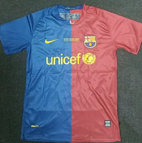 майка ретро Barcelona №10 RONALDINHO 2008-2009  полиэстер 100%