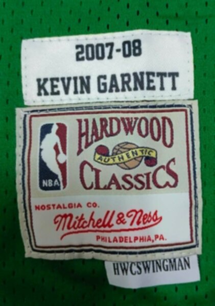 майка баскетбольная Boston Celtics №5 GARNETT  Mitchell & Ness