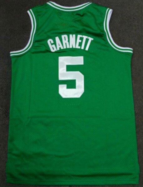 майка баскетбольная Boston Celtics №5 GARNETT  Mitchell & Ness