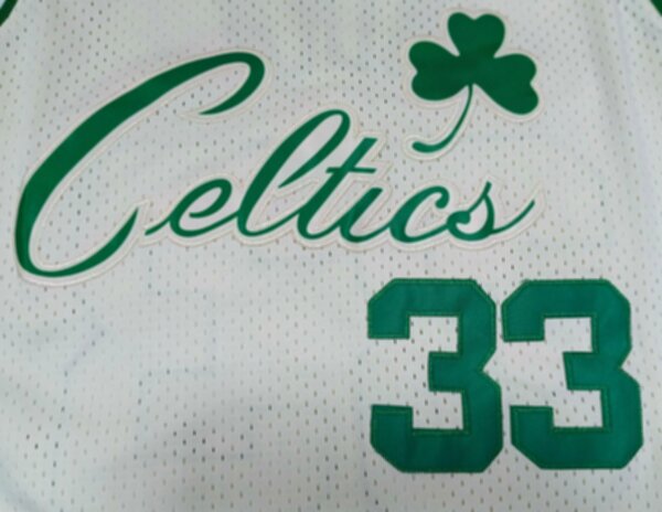 майка баскетбольная Boston Celtics №33 BIRD ретро  полиэстер 100%