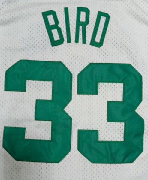 майка баскетбольная Boston Celtics №33 BIRD ретро  полиэстер 100%