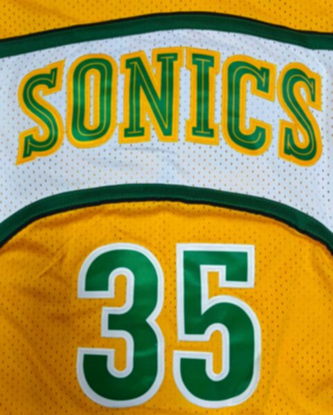 майка баскетбольная  Seattle Supersonics №35 DURANT Mitchell & Ness