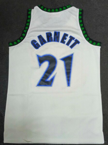 майка Minnesota Timberwolves №21 GARNETT ретро , полиэстер 100%