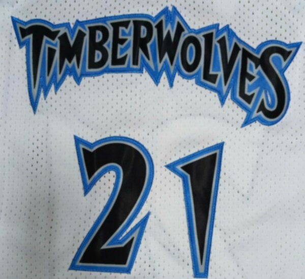 майка Minnesota Timberwolves ретро №21 GARNETT , полиэстер 100%