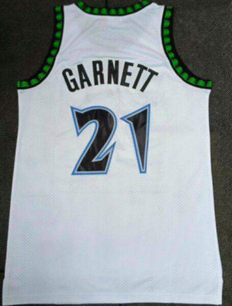 майка Minnesota Timberwolves ретро №21 GARNETT , полиэстер 100%